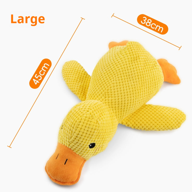 Jouet en Peluche Canard pour Chien - Squeaky et Antistress