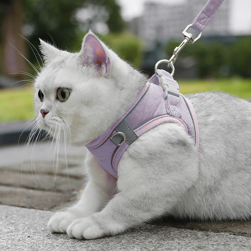 Gilet Fashion pour Petit Chien – Corde de Traction à Main