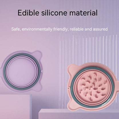 Bol Double Silicone Portable pour Chiens - Pliable & Antidérapant