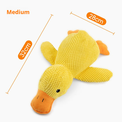 Jouet en Peluche Canard pour Chien - Squeaky et Antistress