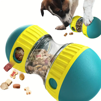 Distributeur de Friandises pour Chiens Réglable - Jouet IQ Interactif & Mangeoire Lente