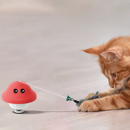 Bâton de Jeu pour Chat avec Ventouse – Jouet Rétractable pour Chatons