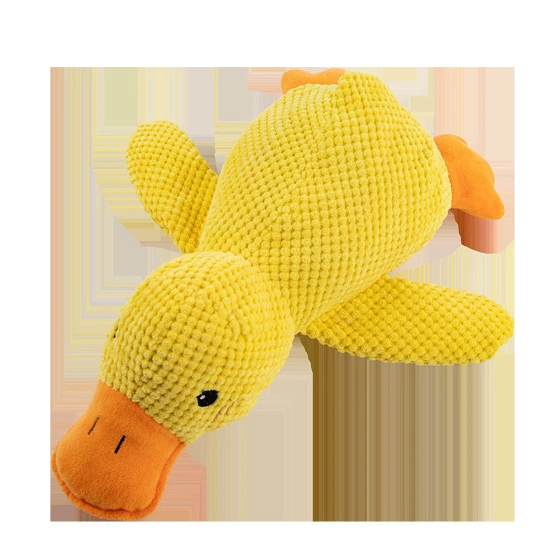 Jouet en Peluche Canard pour Chien - Squeaky et Antistress