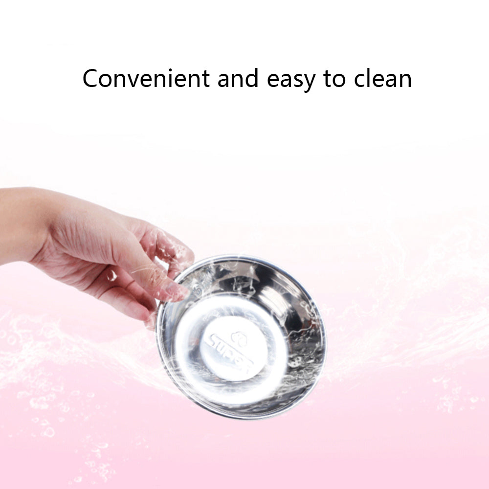 Grand Bol en Acier Inoxydable pour Chiens & Chats