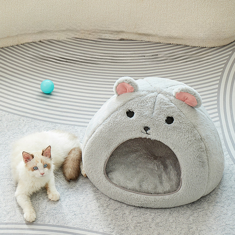 Tapis de Lit Chat et Chien - Matelas Doux et Confortable