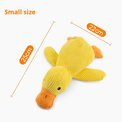 Jouet en Peluche Canard pour Chien - Squeaky et Antistress